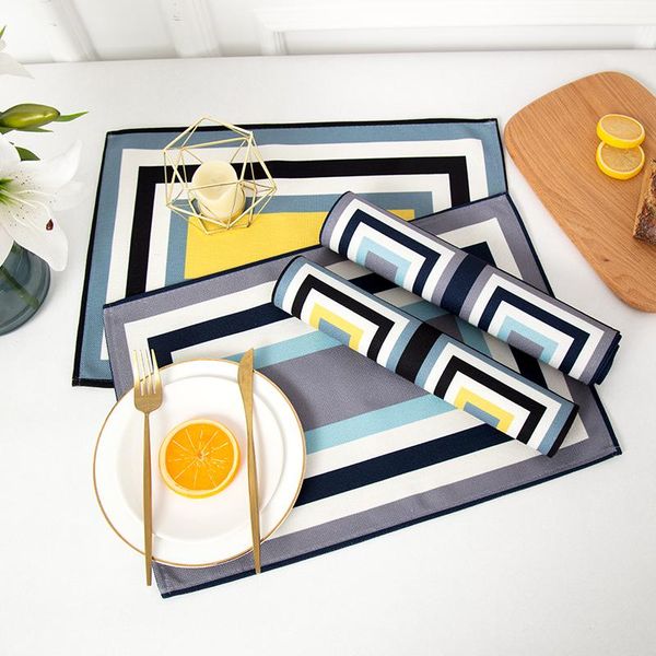 mats & pads creative non slip placemat rectangle modern unique nordic heat resistant set de table dining decoration ei50pm
mats & pads creative non slip placemat rectangle modern unique nordic heat resistant set de table dining decoration ei50pm
