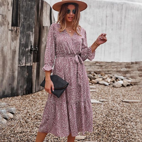 casual dresses chifirena leopard midi dress long sleeve ruffles vintage elegant party for women autumn belt big swing vestidos female, Black;gray
casual dresses chifirena leopard midi dress long sleeve ruffles vintage elegant party for women autumn belt big swing vestidos female, Black;gray