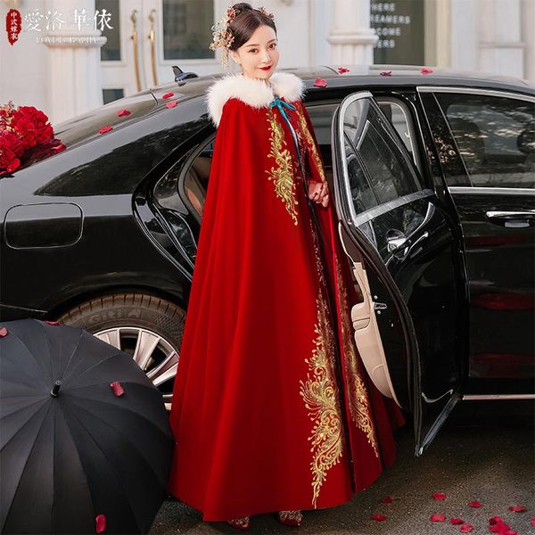 wraps & jackets elegant bridal wrap shawl appliques bride cape red winter long hooded cloak faux fur mariage voilage shrugs for women, White
wraps & jackets elegant bridal wrap shawl appliques bride cape red winter long hooded cloak faux fur mariage voilage shrugs for women, White