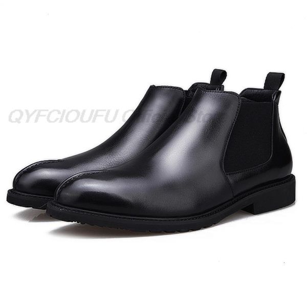 dress shoes luxury men ankle boots leather black genuine fashion soft casual chelsea boot office wedding ci78 
dress shoes luxury men ankle boots leather black genuine fashion soft casual chelsea boot office wedding ci78