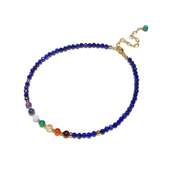 lii ji 7 chakras stone anklet natural stone lapis lazuli malachite amethyst etc. 14k gold filled jewelry, Red;blue
lii ji 7 chakras stone anklet natural stone lapis lazuli malachite amethyst etc. 14k gold filled jewelry, Red;blue