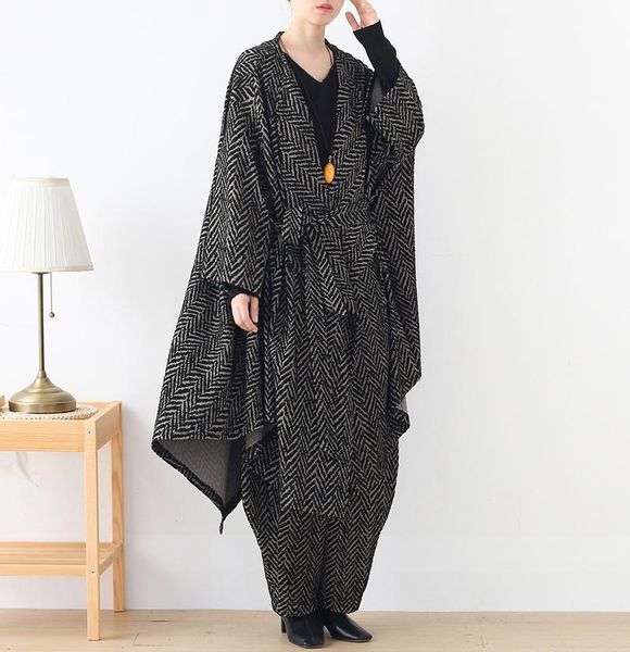 women's trench coats womens elegant striped outwear and long coat clothing women casual loose irregular windbreaker femme blazer femeni, Tan;black
women's trench coats womens elegant striped outwear and long coat clothing women casual loose irregular windbreaker femme blazer femeni, Tan;black