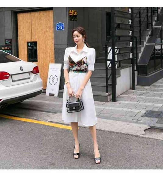 work dresses korean version of the summer temperament slim print in long section stitching fake two-piece dress 8iws, White;black
work dresses korean version of the summer temperament slim print in long section stitching fake two-piece dress 8iws, White;black