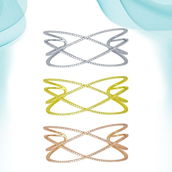 bangle women's wrist bracelets cuff cooper double twist full diamond bracelet fashion type jewelry beautifully designed accessories, Black
bangle women's wrist bracelets cuff cooper double twist full diamond bracelet fashion type jewelry beautifully designed accessories, Black