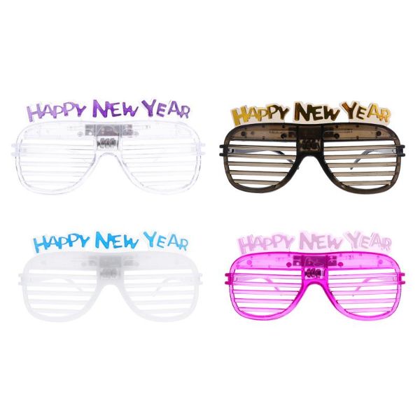 party decoration 4pcs year funny blinds led glasses performance props po decors
party decoration 4pcs year funny blinds led glasses performance props po decors