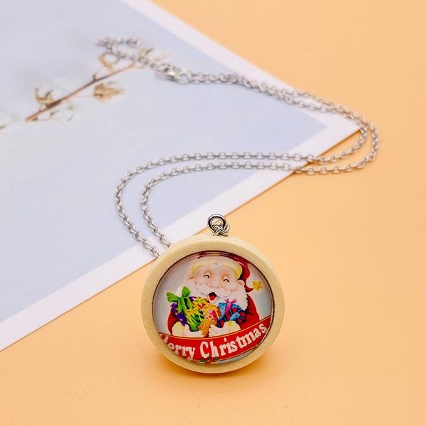 chains christmas necklace santa snowman time gem crystal pendant for women kids jewelry gift, Silver
chains christmas necklace santa snowman time gem crystal pendant for women kids jewelry gift, Silver