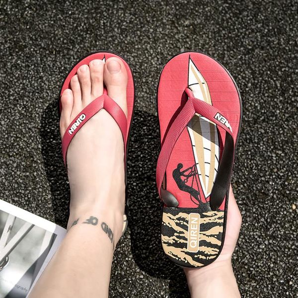 slippers 2021 summer red mens flip flops casual printed beach shoes men non slip massage designer man chanclas hombre, Black
slippers 2021 summer red mens flip flops casual printed beach shoes men non slip massage designer man chanclas hombre, Black