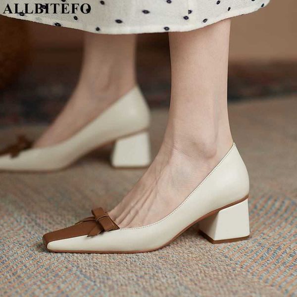allbitefo bowknot design soft genuine leather women heels spring fashion leisure high heel shoes high heels talons hauts femme 210611, Black
allbitefo bowknot design soft genuine leather women heels spring fashion leisure high heel shoes high heels talons hauts femme 210611, Black