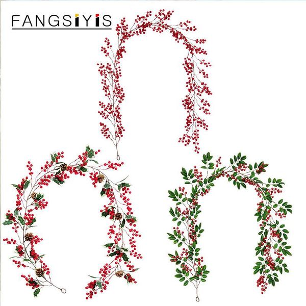 decorative flowers & wreaths christmas berry vine garland artificial fruits green plants with red hanging wall door home halloween decoratio
decorative flowers & wreaths christmas berry vine garland artificial fruits green plants with red hanging wall door home halloween decoratio