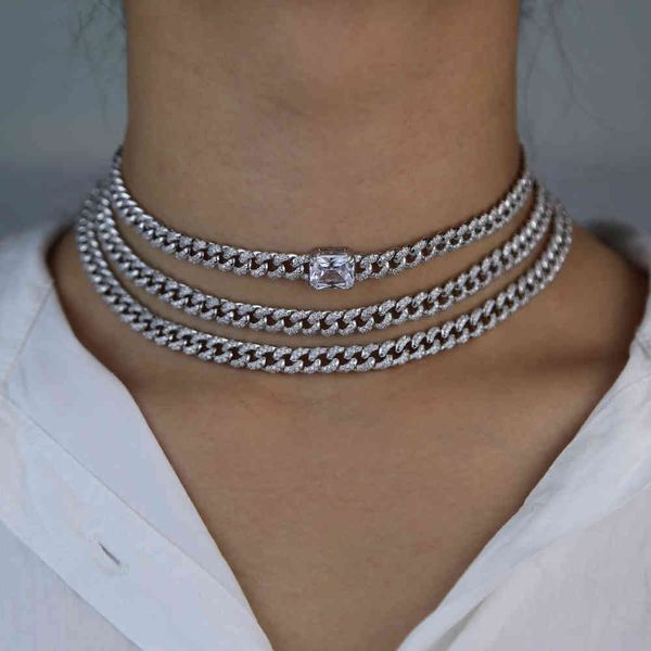 iced out hip hop cuban chian bling choke necklace paved white cz for women girls luxury jewelry gift 2021 summer new arrived x0509, Black
iced out hip hop cuban chian bling choke necklace paved white cz for women girls luxury jewelry gift 2021 summer new arrived x0509, Black