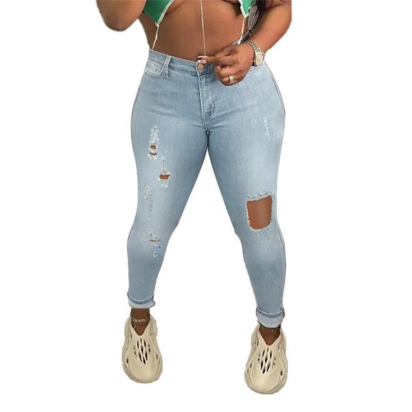 women's jeans 2021 light blue style women fashion ripped skinny denim trousers narrow leg lady high waist slim stretch pants
women's jeans 2021 light blue style women fashion ripped skinny denim trousers narrow leg lady high waist slim stretch pants
