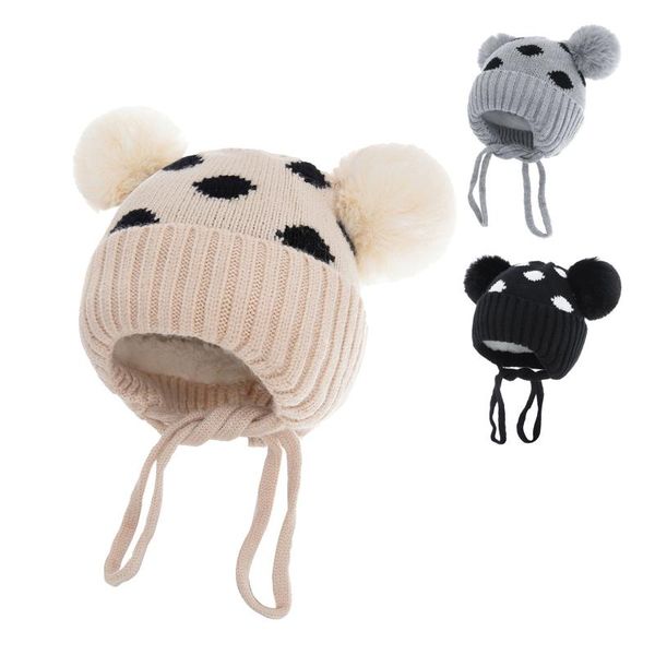 caps & hats winter warm infant baby knitted hat cute boys girls sweet style dot pattern double plush pompom windproof tie up kids, Yellow
caps & hats winter warm infant baby knitted hat cute boys girls sweet style dot pattern double plush pompom windproof tie up kids, Yellow