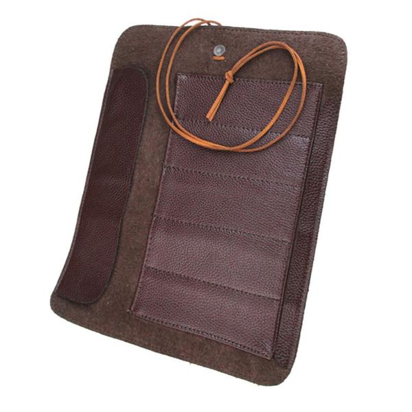 hooks & rails 2 pcs seal cutting tools knives roll bag carving pocket leather multi-pockets storage organizer (brown)
hooks & rails 2 pcs seal cutting tools knives roll bag carving pocket leather multi-pockets storage organizer (brown)