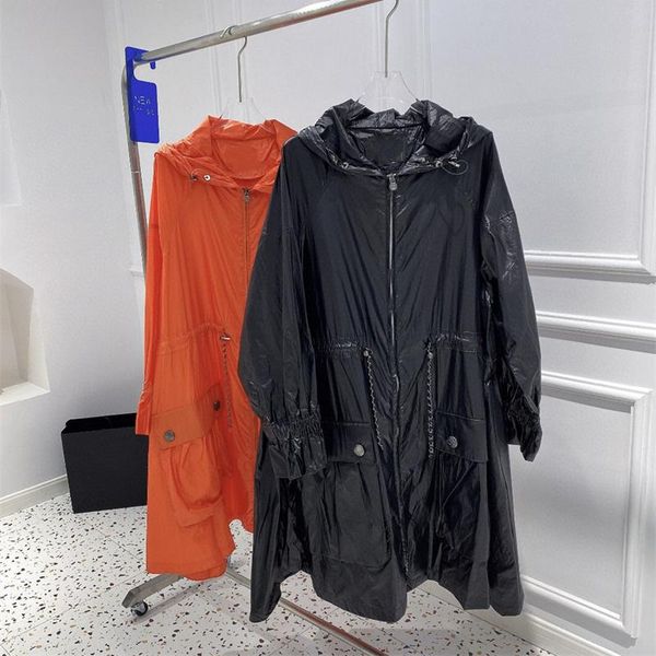 women's trench coats fashion women spring jackets waist strap large pockets waterproof hooded windbreaker casual thin summer, Tan;black
women's trench coats fashion women spring jackets waist strap large pockets waterproof hooded windbreaker casual thin summer, Tan;black