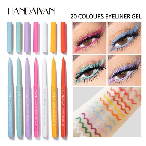 eyeliner 20 colors pearlescent matte waterproof and difficult to smudge gel pen rotatable eye shadow glue
eyeliner 20 colors pearlescent matte waterproof and difficult to smudge gel pen rotatable eye shadow glue