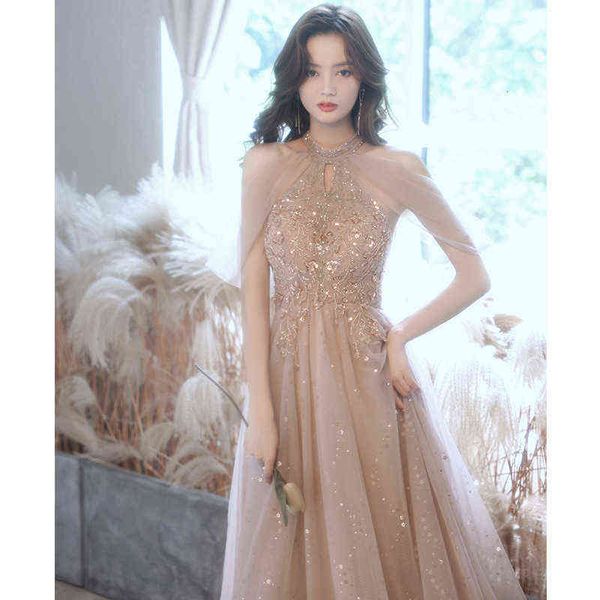 luxury street style dresses champagne evening 2021 banquet fairy temperament bridmaid host comfortable texture, Black;pink
luxury street style dresses champagne evening 2021 banquet fairy temperament bridmaid host comfortable texture, Black;pink