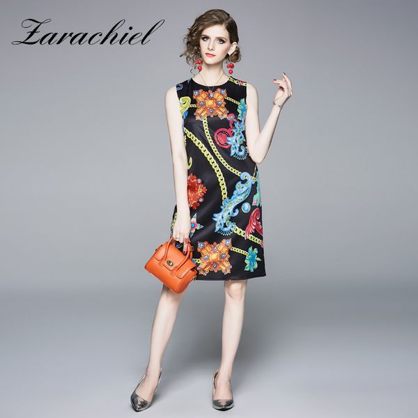 vintage chain floral print women summer tank loose waist short mini women's sleeveless casual harajuku dress 210416, Black;gray
vintage chain floral print women summer tank loose waist short mini women's sleeveless casual harajuku dress 210416, Black;gray