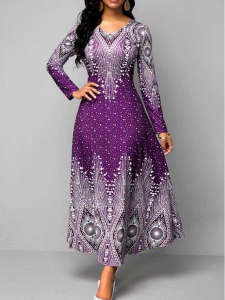 casual dresses vintage print party dress long sleeve a line european american v-neck maxi spring autumn 2021 oversized women fashion, Black;gray
casual dresses vintage print party dress long sleeve a line european american v-neck maxi spring autumn 2021 oversized women fashion, Black;gray