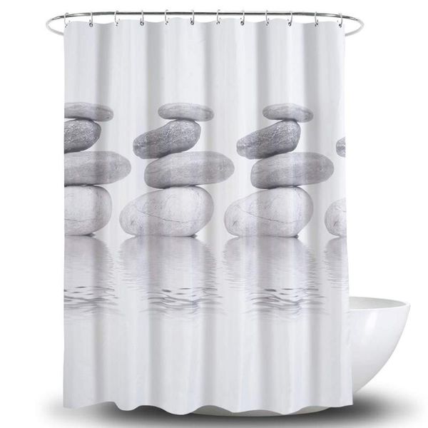 shower curtains patterned curtain thick water proof 100% polyester 72"x72" pebble digital print bathroom decor with 12 hooks
shower curtains patterned curtain thick water proof 100% polyester 72"x72" pebble digital print bathroom decor with 12 hooks