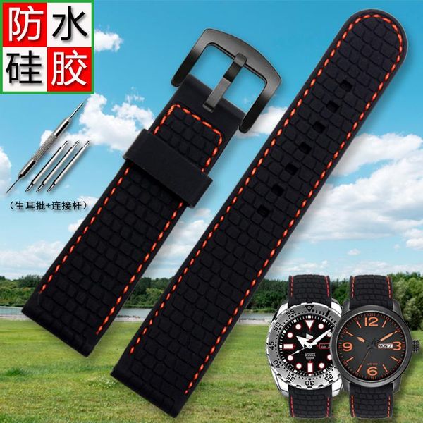 watch bands waterproof silicone strap men's band chain suitable for tianwang pin buckle 20 22mm accessories, Black;brown
watch bands waterproof silicone strap men's band chain suitable for tianwang pin buckle 20 22mm accessories, Black;brown