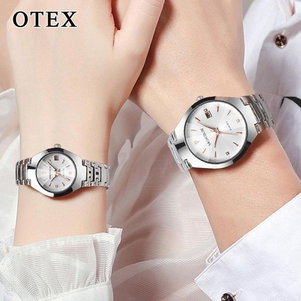 couple watch waterproof calendar business men's women's steel belt quartz rhinestone disc fashion bracelet wristwatches, Slivery;brown
couple watch waterproof calendar business men's women's steel belt quartz rhinestone disc fashion bracelet wristwatches, Slivery;brown