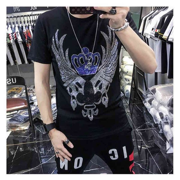 men's hoodies & sweatshirts spring men's drilling fashion famous t-shirt brand leisure short-sleeved luxury clothing jnx8, Black
men's hoodies & sweatshirts spring men's drilling fashion famous t-shirt brand leisure short-sleeved luxury clothing jnx8, Black