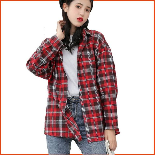 women's blouses & shirts vogorsean cotton women blouse shirt plaid summer 2021 loose casual fall plus size womens red/yellow/blue, White
women's blouses & shirts vogorsean cotton women blouse shirt plaid summer 2021 loose casual fall plus size womens red/yellow/blue, White