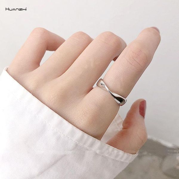 cluster rings huanzhi 2021 trendy simplement personality smooth irregular wave distortion opening ring for women girls party jewelry gifts, Golden;silver
cluster rings huanzhi 2021 trendy simplement personality smooth irregular wave distortion opening ring for women girls party jewelry gifts, Golden;silver