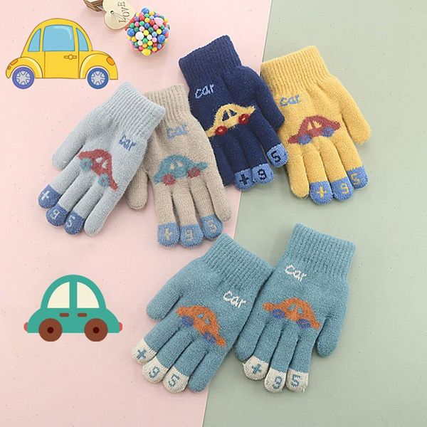 children gloves for 4-8 mitten years boys winter knitted soft warm cute cartoon car kids full finger girls mittens, White
children gloves for 4-8 mitten years boys winter knitted soft warm cute cartoon car kids full finger girls mittens, White