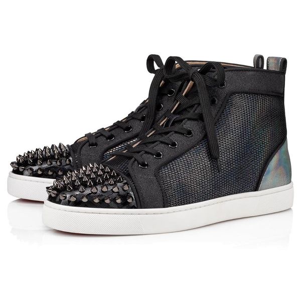 men's women's willow nail red sole casual shoes men's high-sneakers party wedding red sole casual dress shoelaces box, Black
men's women's willow nail red sole casual shoes men's high-sneakers party wedding red sole casual dress shoelaces box, Black