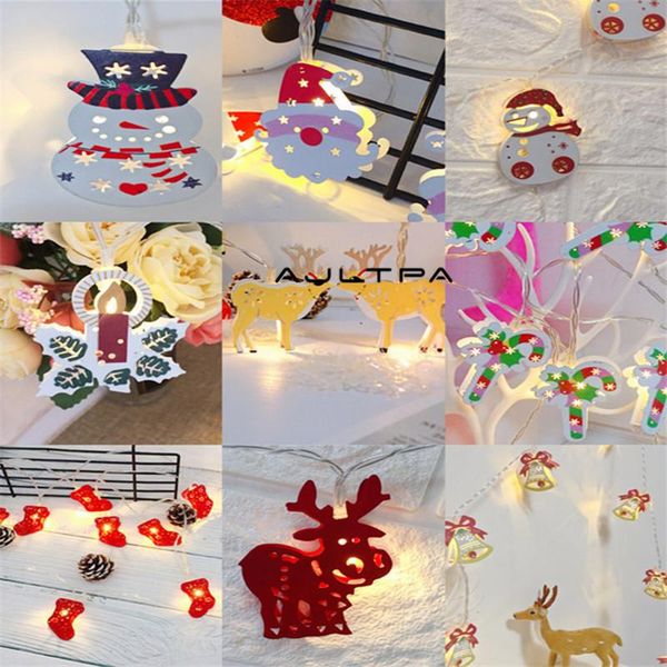 strips 50pcs 2m 10leds led christmas light strings battery box sika deer bells santa for holiday decoration
strips 50pcs 2m 10leds led christmas light strings battery box sika deer bells santa for holiday decoration