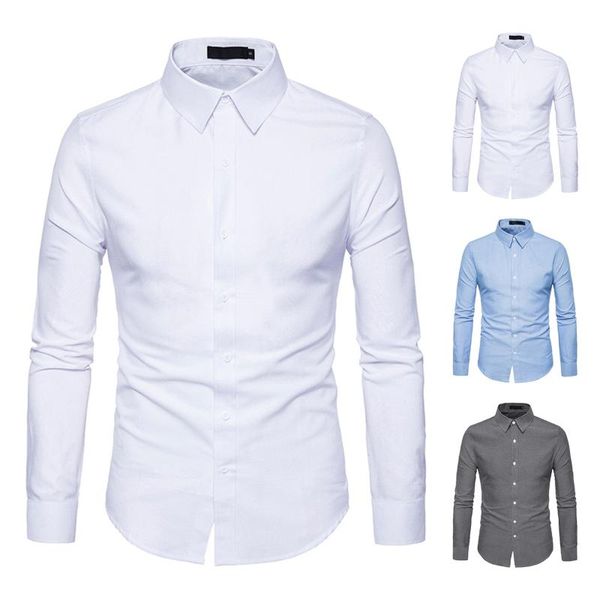men's casual shirts business shirt long sleeve slim fit wrinkle formal blouses pure colors, White;black
men's casual shirts business shirt long sleeve slim fit wrinkle formal blouses pure colors, White;black
