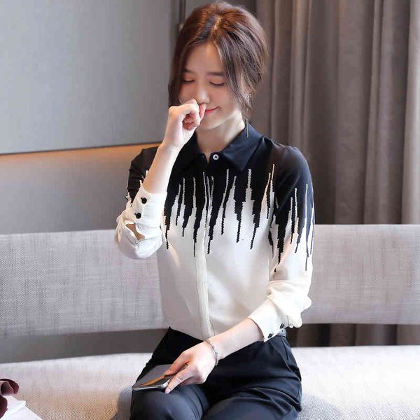 women's blouses & shirts blusas mujer de moda long sleeve blouse women turn down collar office white striped chiffon shirt blusa d426 1
women's blouses & shirts blusas mujer de moda long sleeve blouse women turn down collar office white striped chiffon shirt blusa d426 1