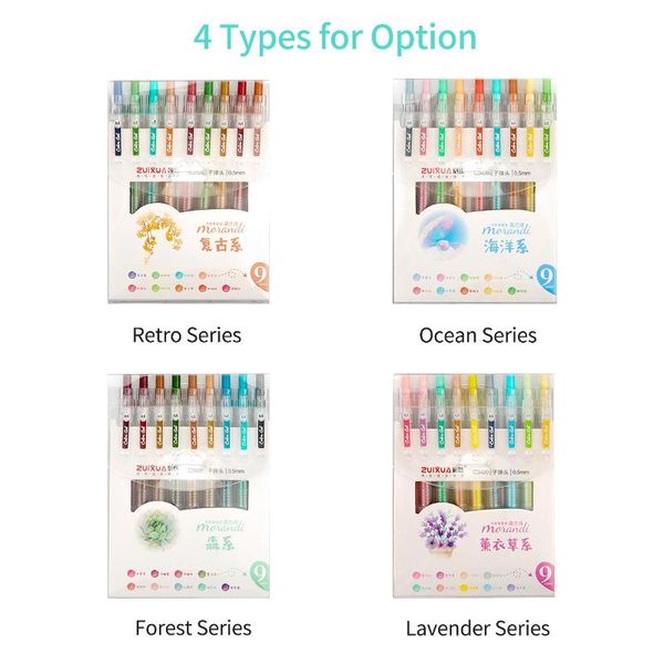 gel pens 9 color ink set retractable drawing 0.5mm pen lead for journaling writing note taking coloring school
gel pens 9 color ink set retractable drawing 0.5mm pen lead for journaling writing note taking coloring school