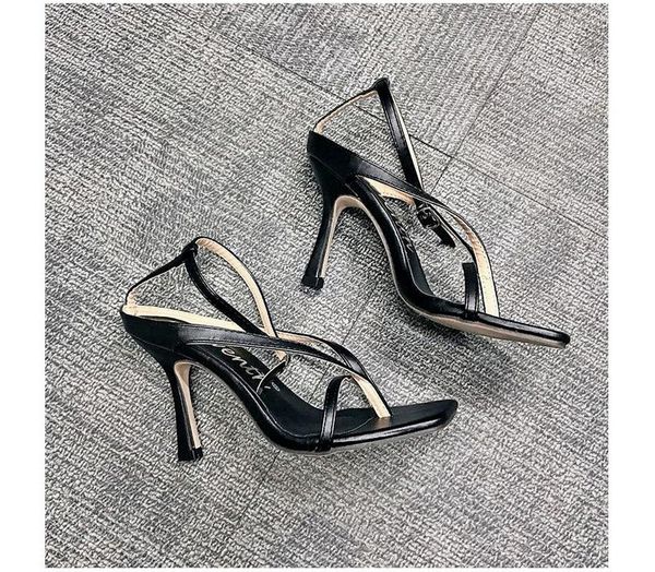 dress shoes women woman pumps sandals high heels flip flops 9cm ankle strap summer 2021 square toe, Black
dress shoes women woman pumps sandals high heels flip flops 9cm ankle strap summer 2021 square toe, Black