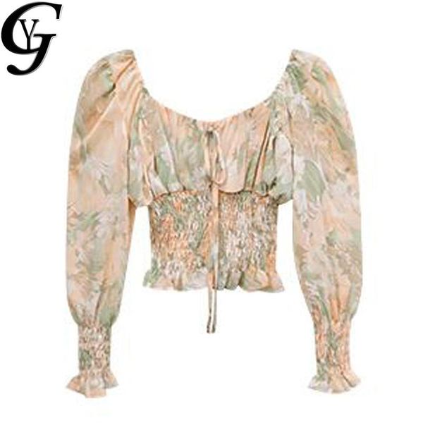 flower print women and blouse 2021 elegant slim waist ruched vintage big square collar long sleeve chiffon shirts women's blouses &, White
flower print women and blouse 2021 elegant slim waist ruched vintage big square collar long sleeve chiffon shirts women's blouses &, White