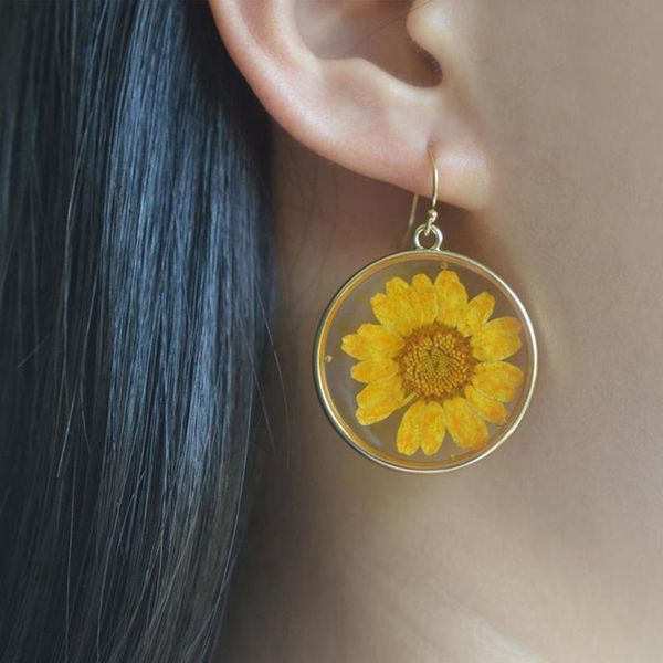 dangle & chandelier fashion sunflower dried flower glass charms earrings geometric craft transparent round drop earring female jewelry, Silver
dangle & chandelier fashion sunflower dried flower glass charms earrings geometric craft transparent round drop earring female jewelry, Silver