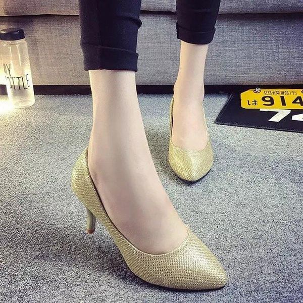 dress shoes 2021 spring female fashion high heels gold glitter cloth bling trend pumps elegant ladies wedding party u28-37, Black
dress shoes 2021 spring female fashion high heels gold glitter cloth bling trend pumps elegant ladies wedding party u28-37, Black