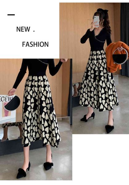 skirts autumn black winter womens fashion love pattern knitting wool pleated long skirt high waist elastic large hem midi s lj5y
skirts autumn black winter womens fashion love pattern knitting wool pleated long skirt high waist elastic large hem midi s lj5y