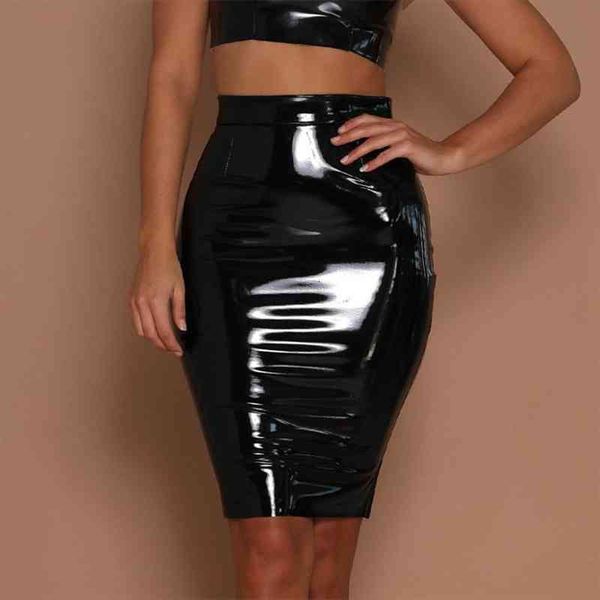 fashion high waist womens skirt zip faux leather short pencil bodycon mini pu shiny party clothes, Black
fashion high waist womens skirt zip faux leather short pencil bodycon mini pu shiny party clothes, Black