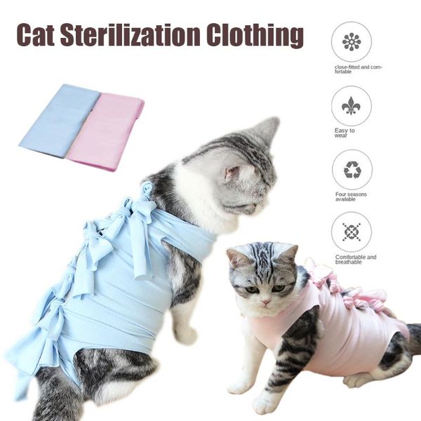 cat costumes spring summer sterilization suit anti-licking after recovery pet care clothes breathable cats weaning
cat costumes spring summer sterilization suit anti-licking after recovery pet care clothes breathable cats weaning