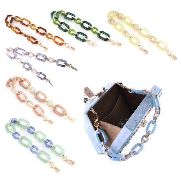 keychains r2le bag handle chain diy acrylic resin handbag strap shoulder purse replacement straps with buckles for bags, Silver
keychains r2le bag handle chain diy acrylic resin handbag strap shoulder purse replacement straps with buckles for bags, Silver