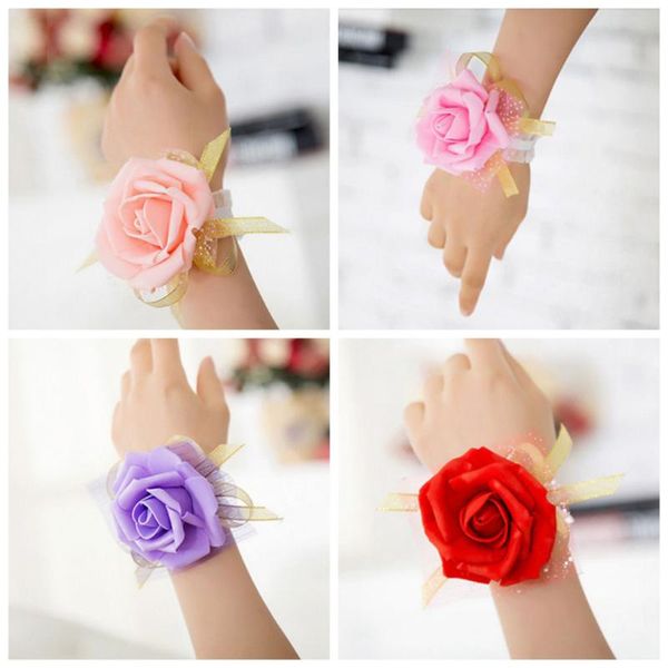 1pcs wrist flowers wedding supplies pe artificial rose ribbon flower bride bridesmaid hand party decoration decorative & wreaths
1pcs wrist flowers wedding supplies pe artificial rose ribbon flower bride bridesmaid hand party decoration decorative & wreaths