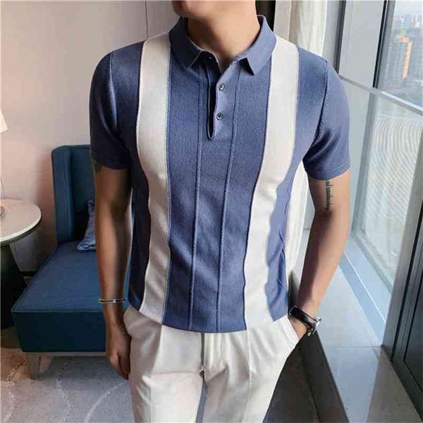 summer short sleeve polo shirts men lapel knit fashion splicing slim business casual male clothing high quantity polo 210527, White;black
summer short sleeve polo shirts men lapel knit fashion splicing slim business casual male clothing high quantity polo 210527, White;black