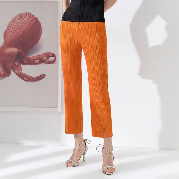 high waist straight pants woman solid simple fold elegant office lady elastic trousers mujer fashion 2a9121 210507, Black;white
high waist straight pants woman solid simple fold elegant office lady elastic trousers mujer fashion 2a9121 210507, Black;white