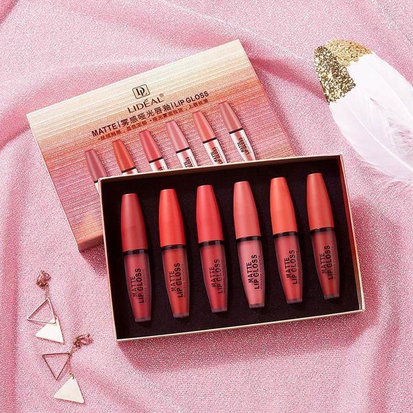 mist sense matte lip glaze 6 piece set moisturizing gloss rich color long lasting makeup effect no smudging not fading natural1
mist sense matte lip glaze 6 piece set moisturizing gloss rich color long lasting makeup effect no smudging not fading natural1