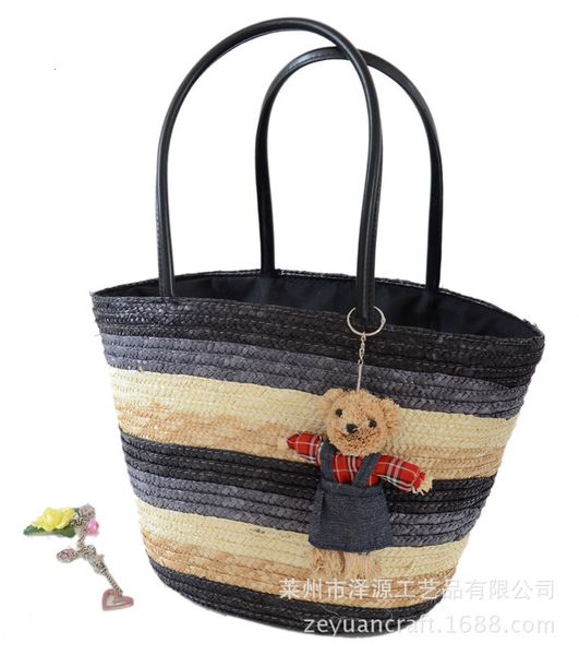 rattan capacity designer wicker gradient grass woven beach wheat straw black rice stripe women's bag straight, Black;red
rattan capacity designer wicker gradient grass woven beach wheat straw black rice stripe women's bag straight, Black;red