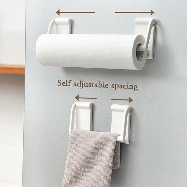 hooks & rails creative paper towel storage rack cling film wall shelf refrigerator magnetic absorption organizer bathroom kitchen tool
hooks & rails creative paper towel storage rack cling film wall shelf refrigerator magnetic absorption organizer bathroom kitchen tool