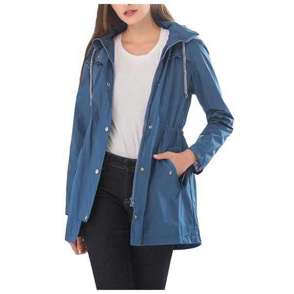 women's jackets rain waterproof with removable hood outdoor walking hiking coat fashion streetwear jacket chaqueta mujer #8, Black;brown
women's jackets rain waterproof with removable hood outdoor walking hiking coat fashion streetwear jacket chaqueta mujer #8, Black;brown