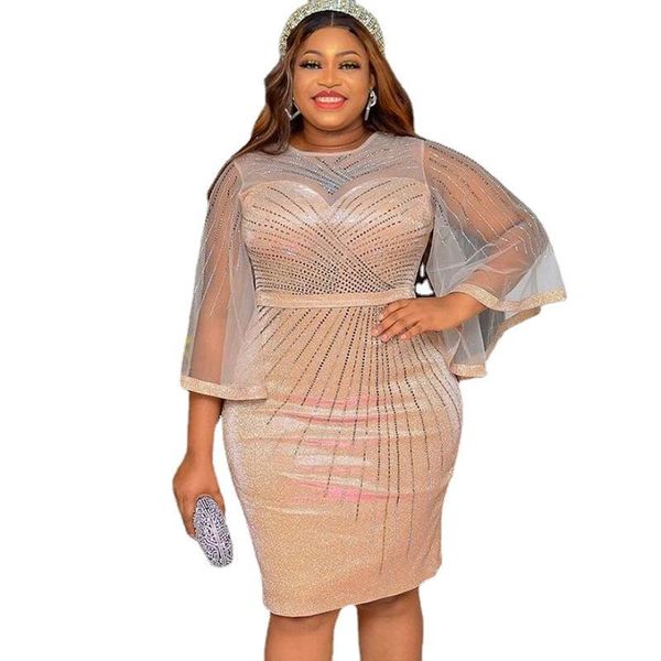 casual dresses knee length short dress women mesh splice flare sleeve outfits autumn stick diamond fashion elegant chic party vestido, Black;gray
casual dresses knee length short dress women mesh splice flare sleeve outfits autumn stick diamond fashion elegant chic party vestido, Black;gray